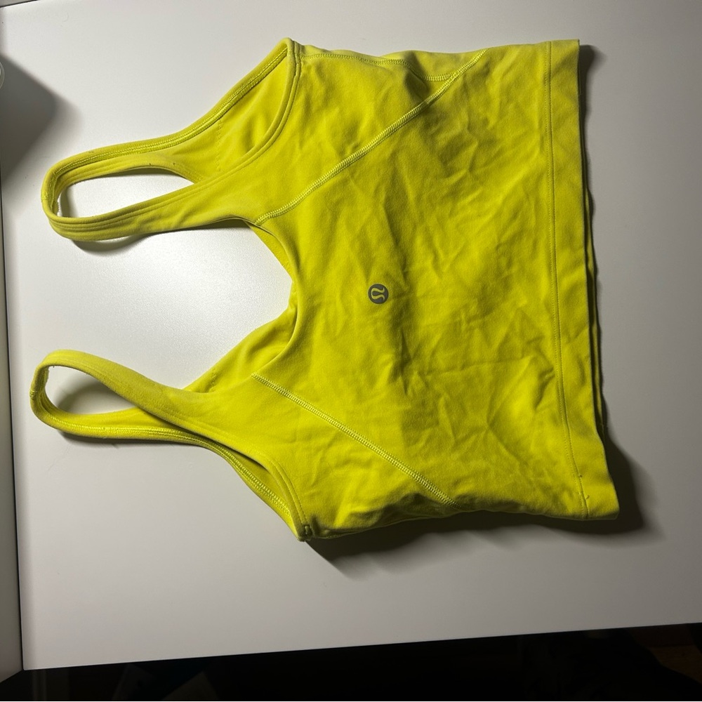 Yellow Lululemon Align Tank